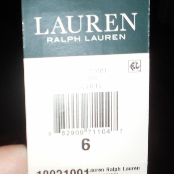 NWT Ralph Lauren Silver suede dress, size 6 - Picture 10 of 11